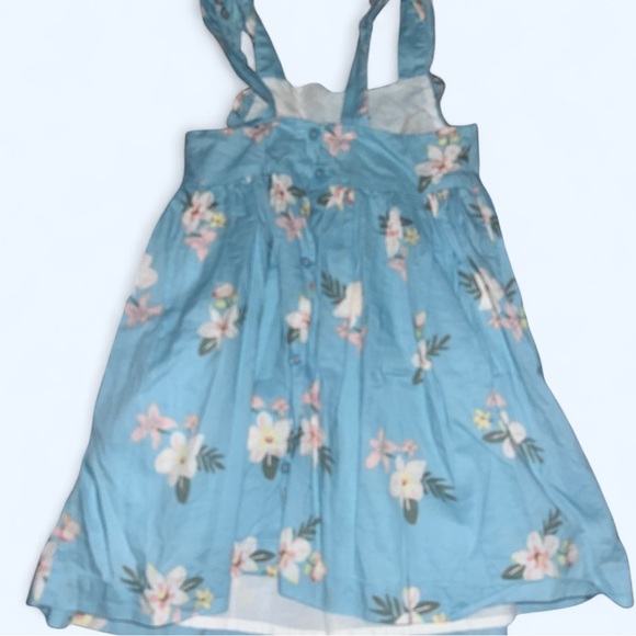 OshKosh B'gosh Blue Floral Kids Dress - Picture 3 of 4